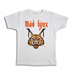 T-Shirt Mäd Lynx - Logo (weiß)