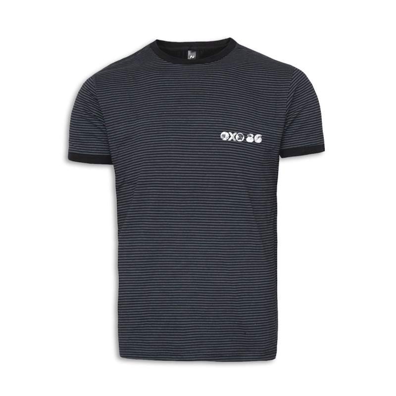 T-Shirt Oxo86 - Ringer gestreift